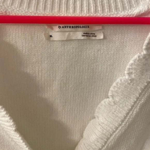 By Anthropologie Short-Sleeve Crochet Cardigan Sweater - Picture 7 of 13